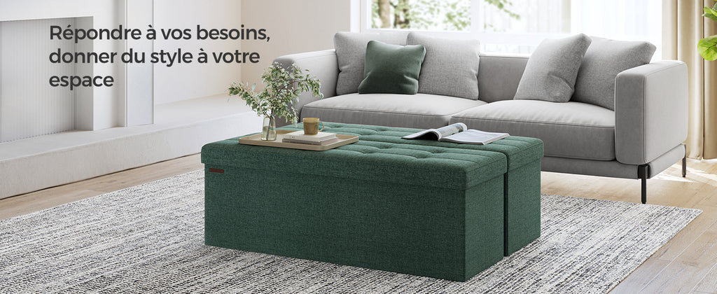 Folding Storage Bench