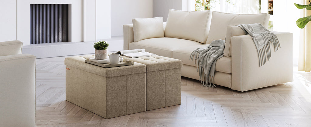Folding Storage Bench