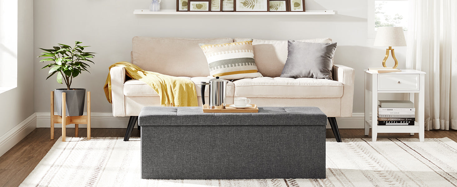 Folding Storage Bench
