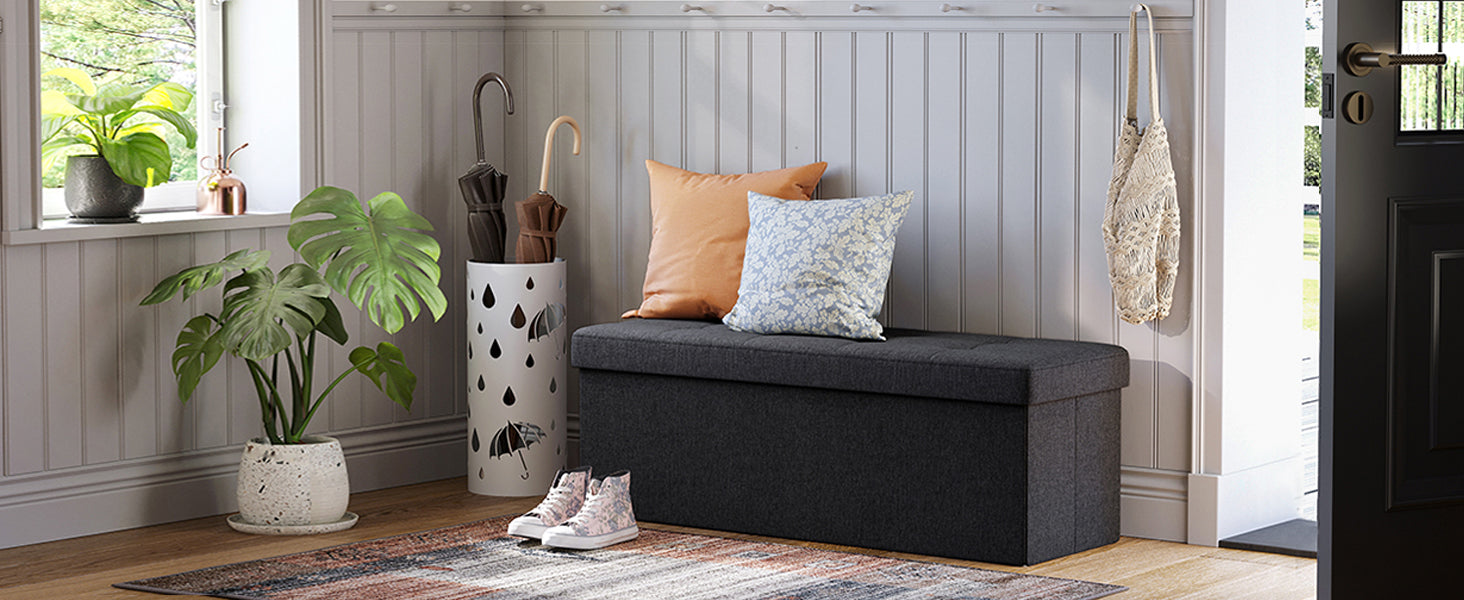 Folding Storage Bench