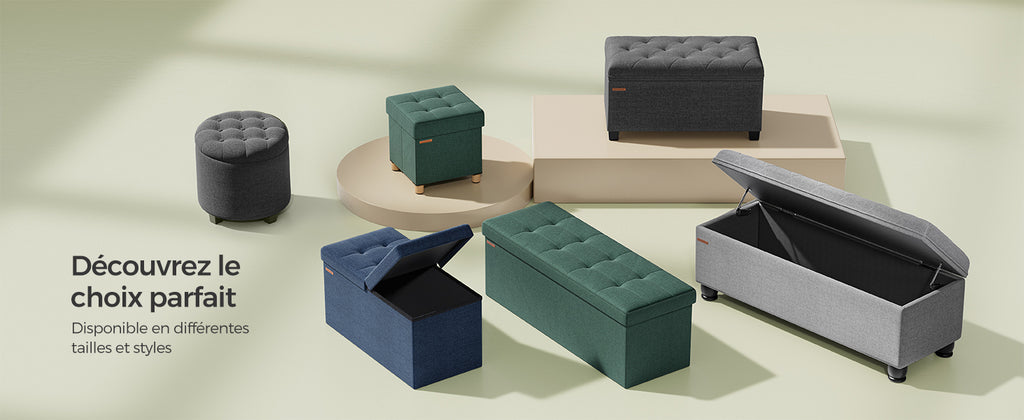 Folding Storage Bench