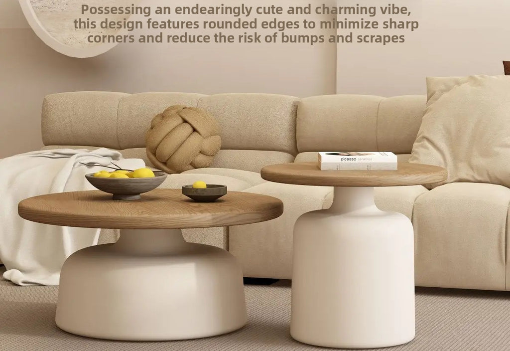 Round Wood Coffee Table
