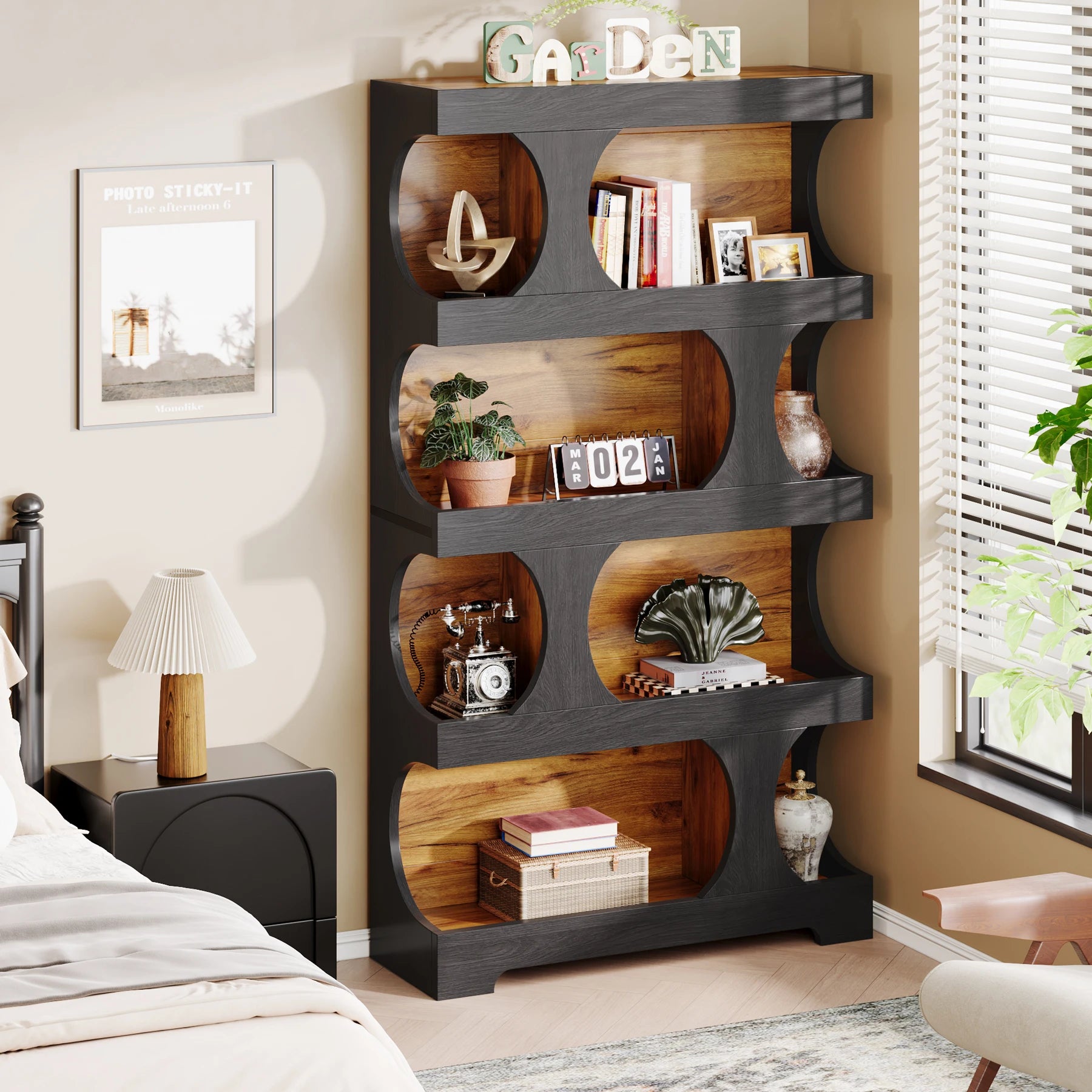 Tall Freestanding Bookcase