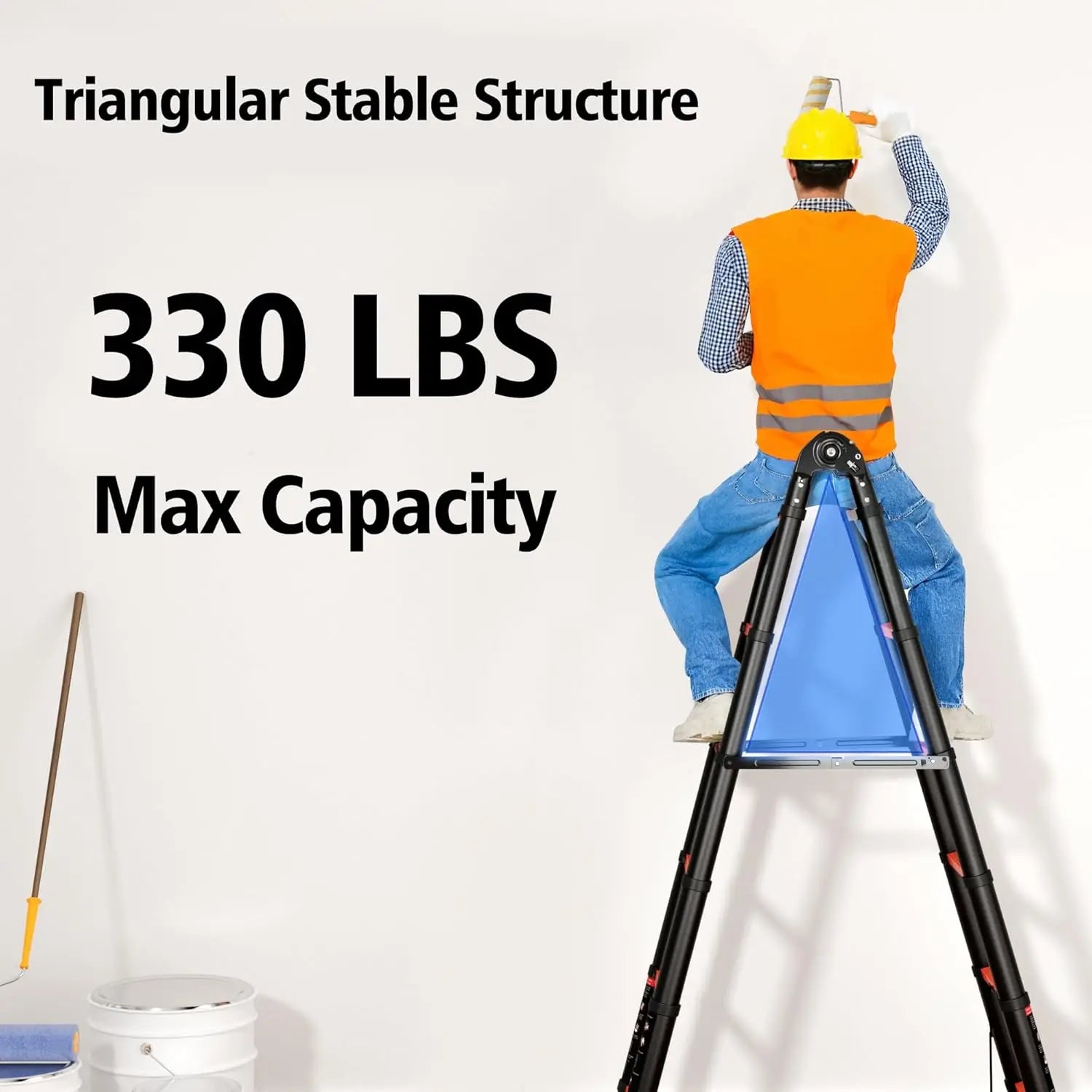 A-Frame Telescoping Ladder, 10-Step