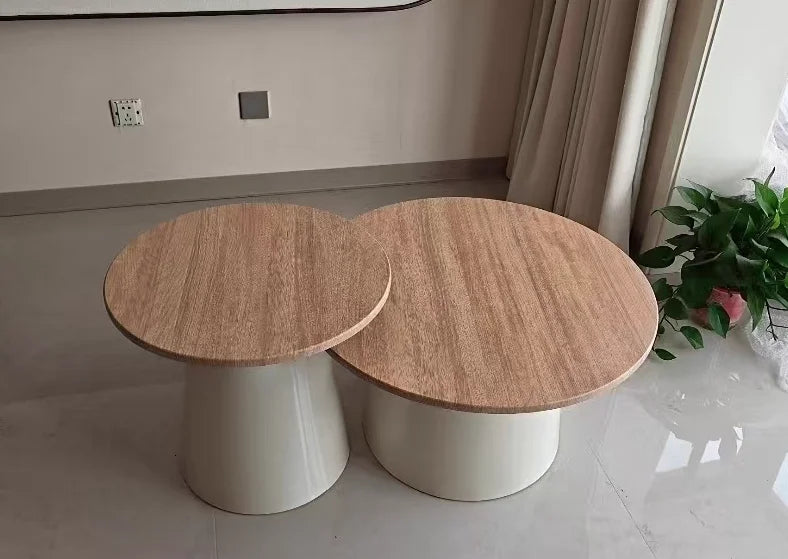 Round Wood Coffee Table