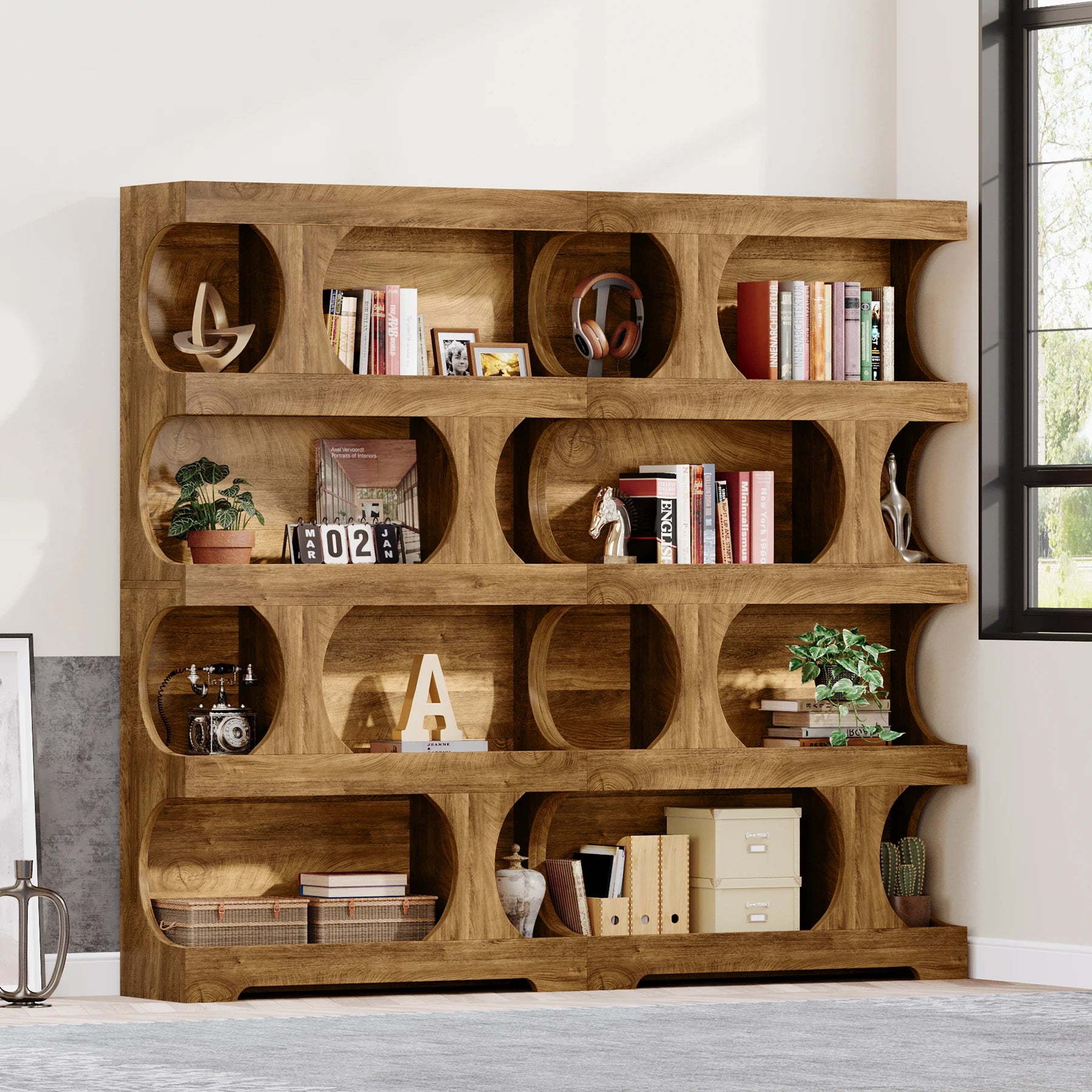 Tall Freestanding Bookcase