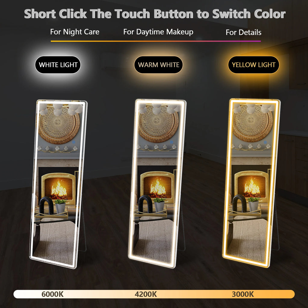 Full-Length LED Wall Mirror