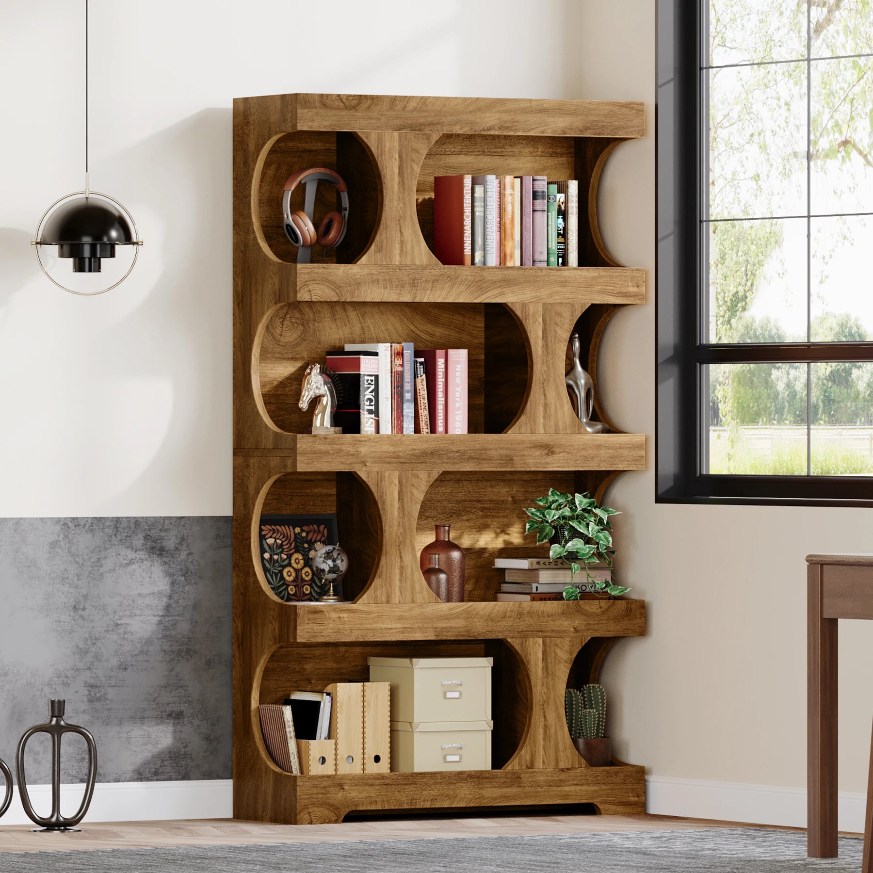 Tall Freestanding Bookcase