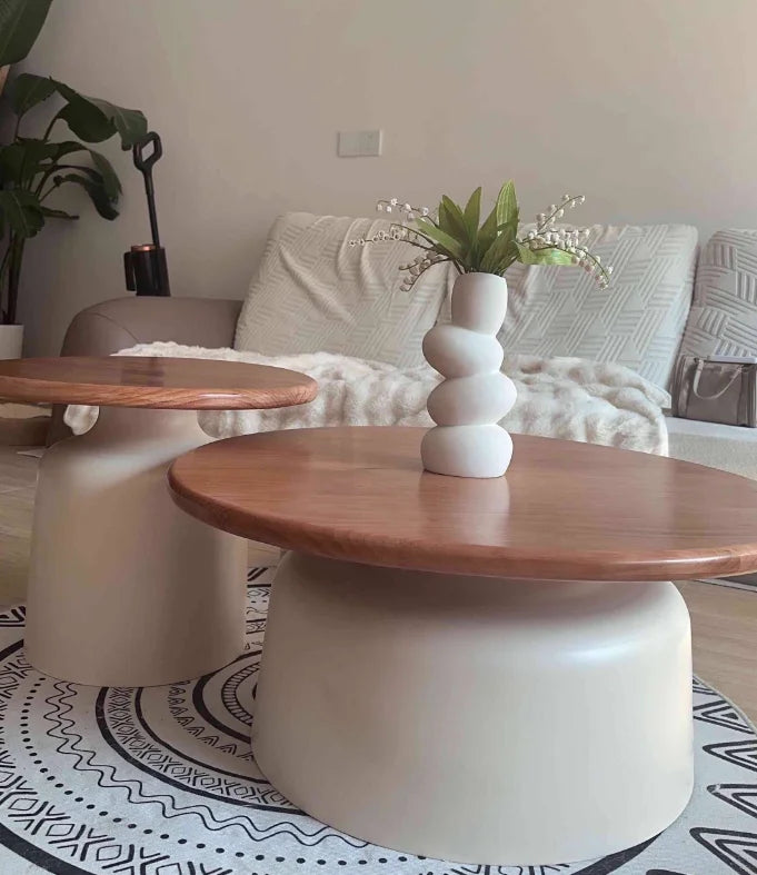 Round Wood Coffee Table