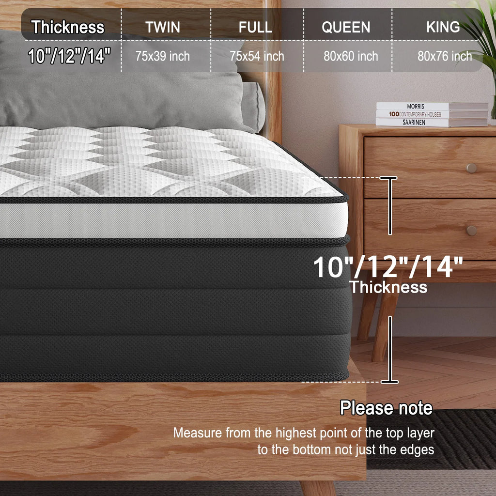 Hybrid Memory Foam Mattress