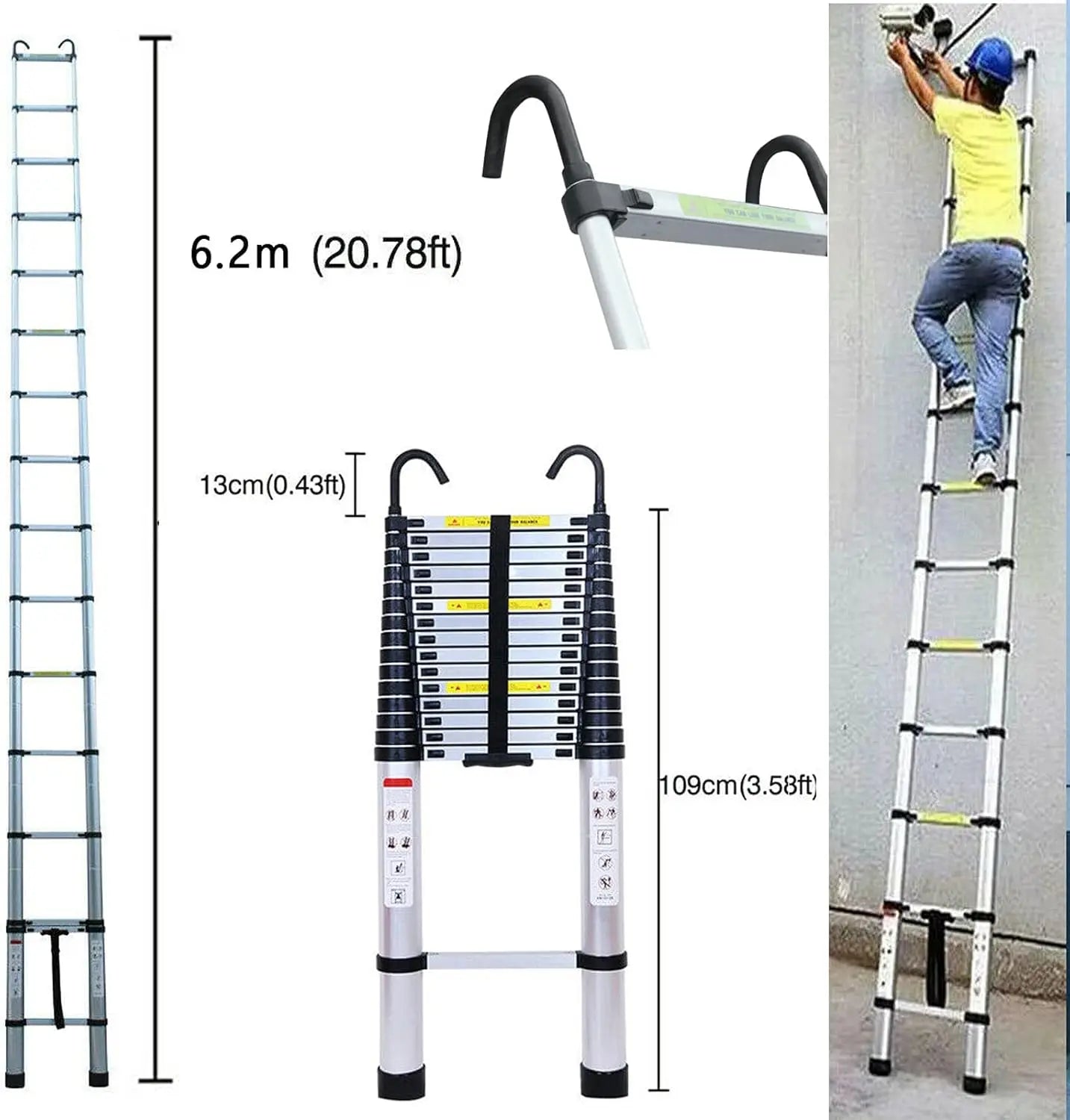 Telescoping Extension Ladder