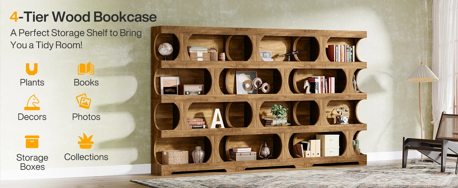Tall Freestanding Bookcase
