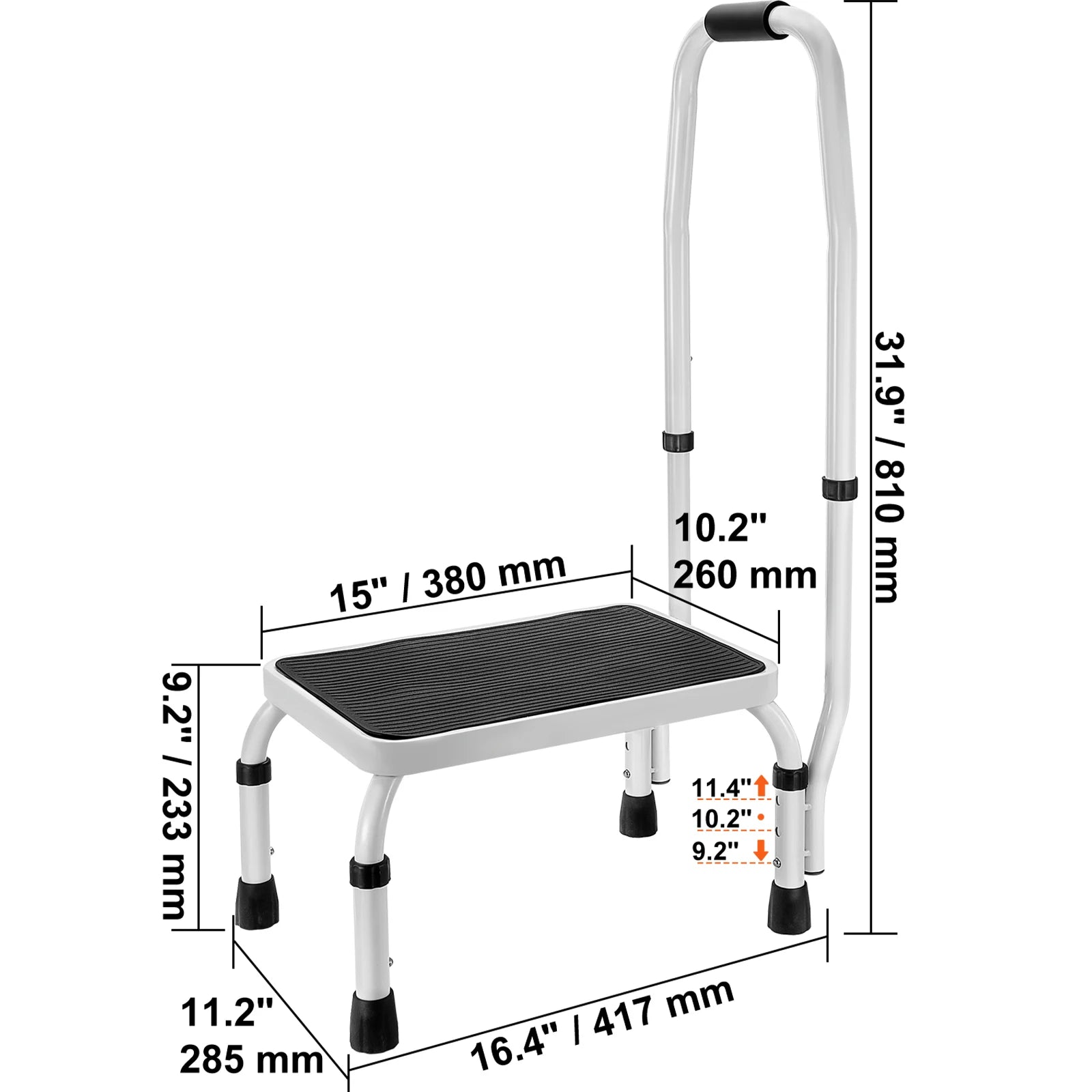 Adjustable Non-Slip Step Stool