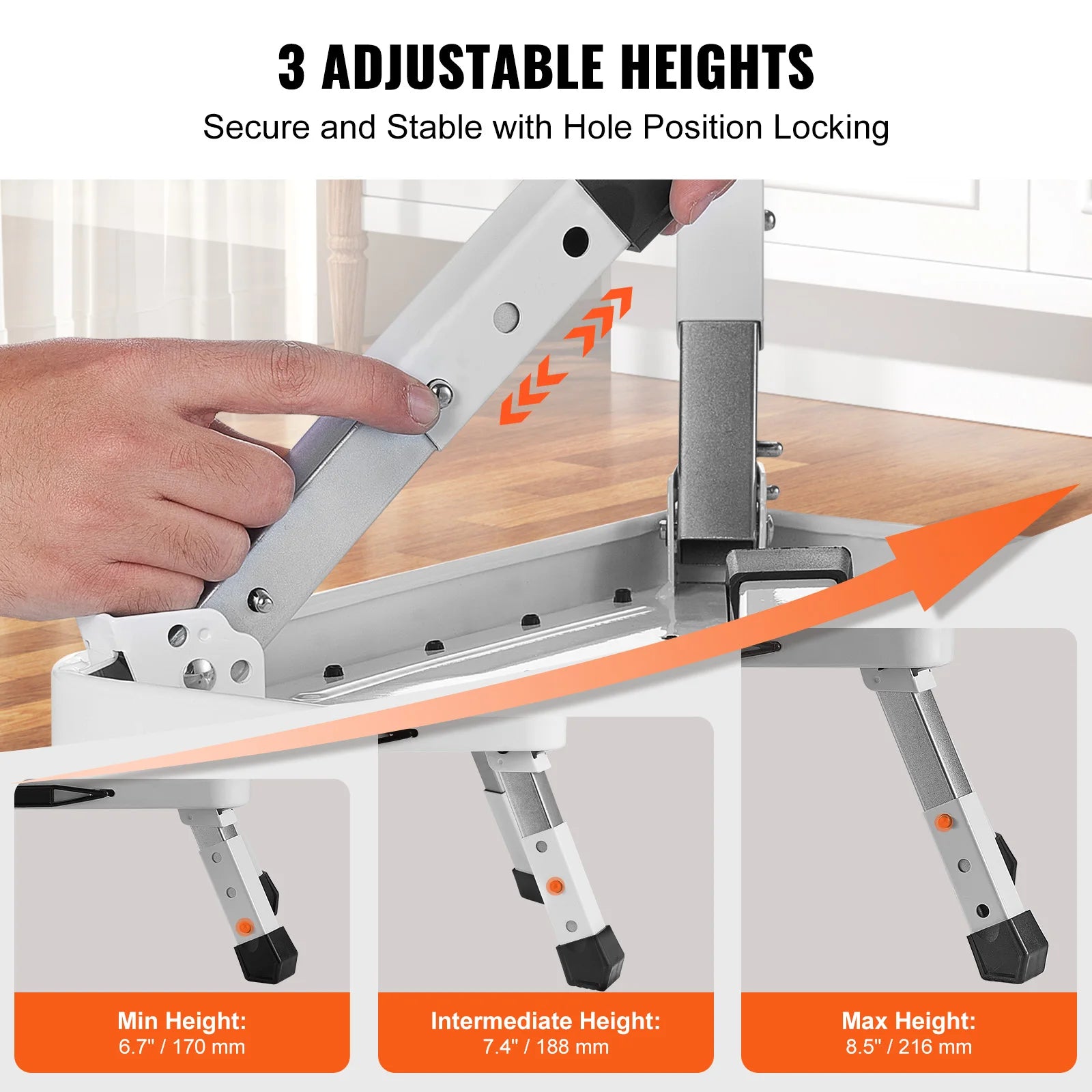 Adjustable Non-Slip Step Stool