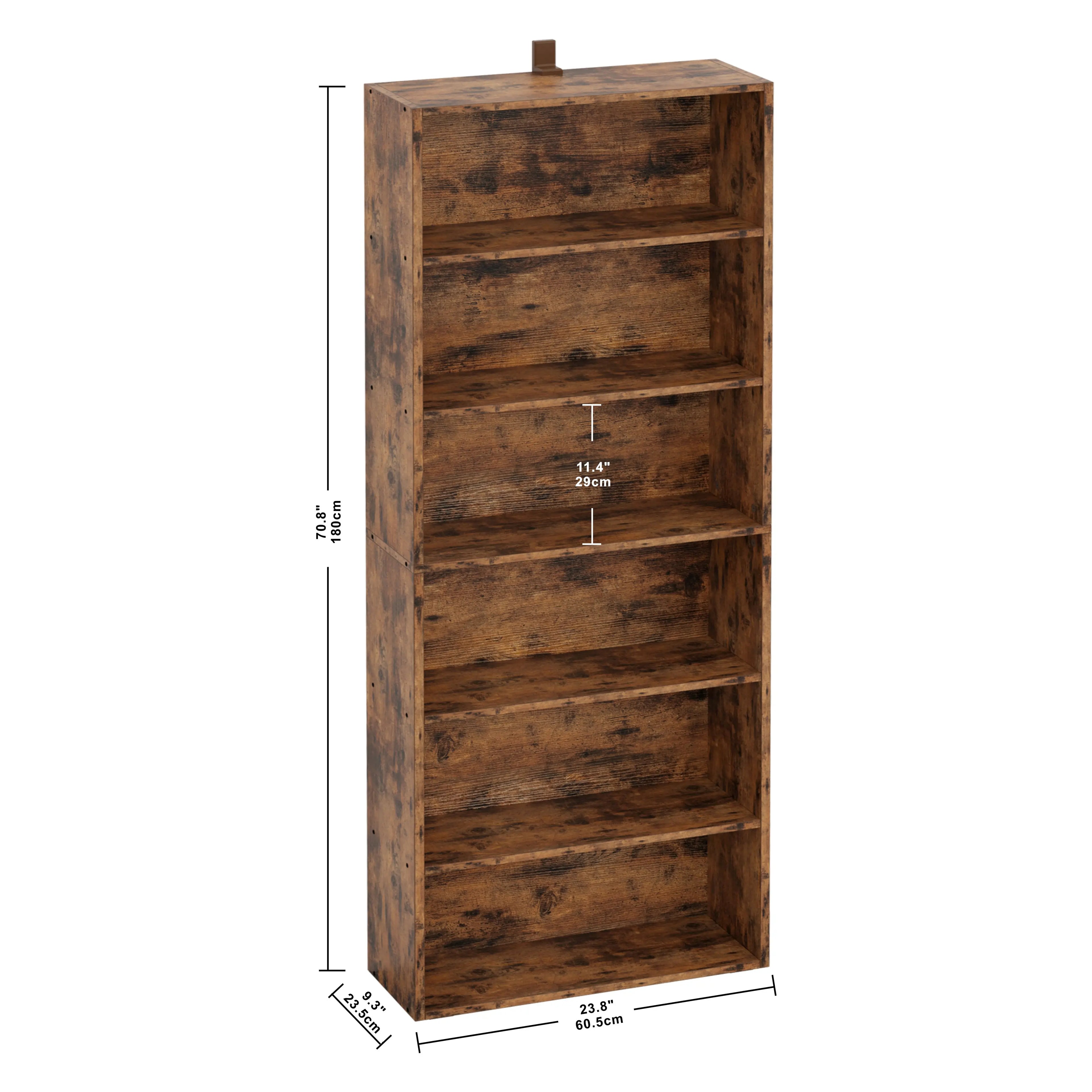 Industrial Floor-Standing Bookshelf