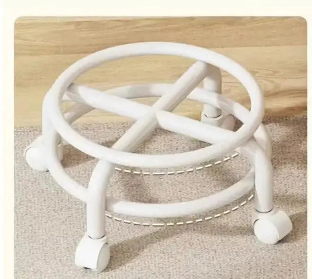Rolling Stool with Backrest
