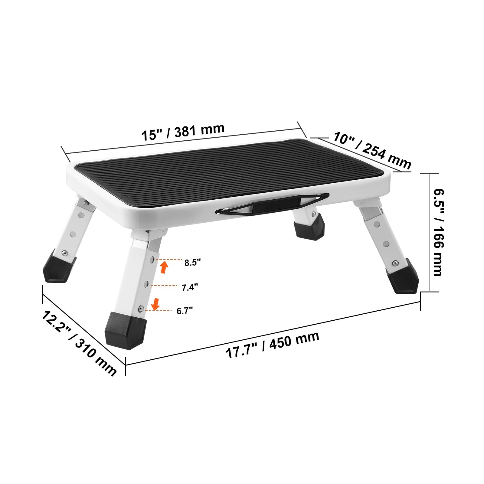 Adjustable Non-Slip Step Stool