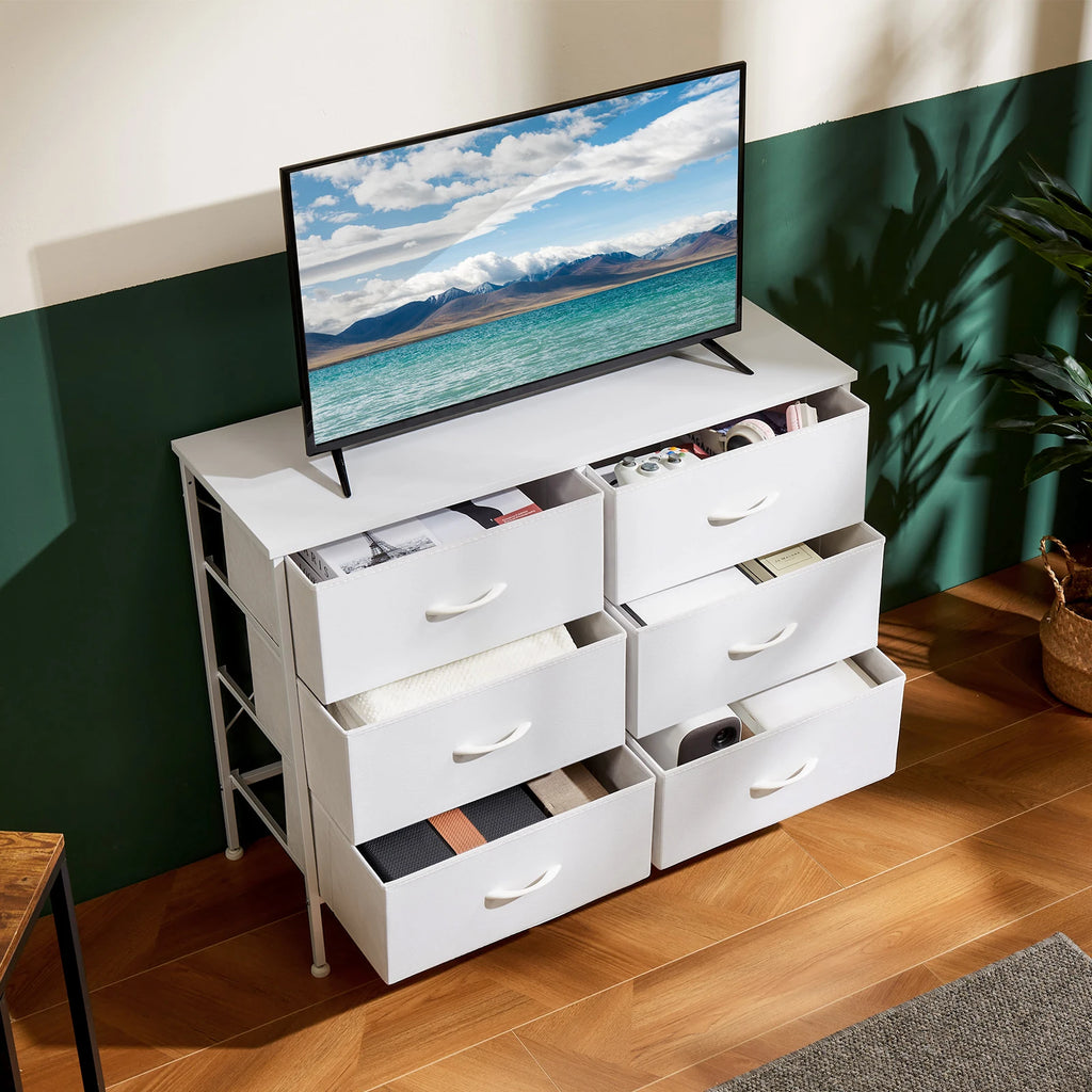 Fabric Drawer Nightstand