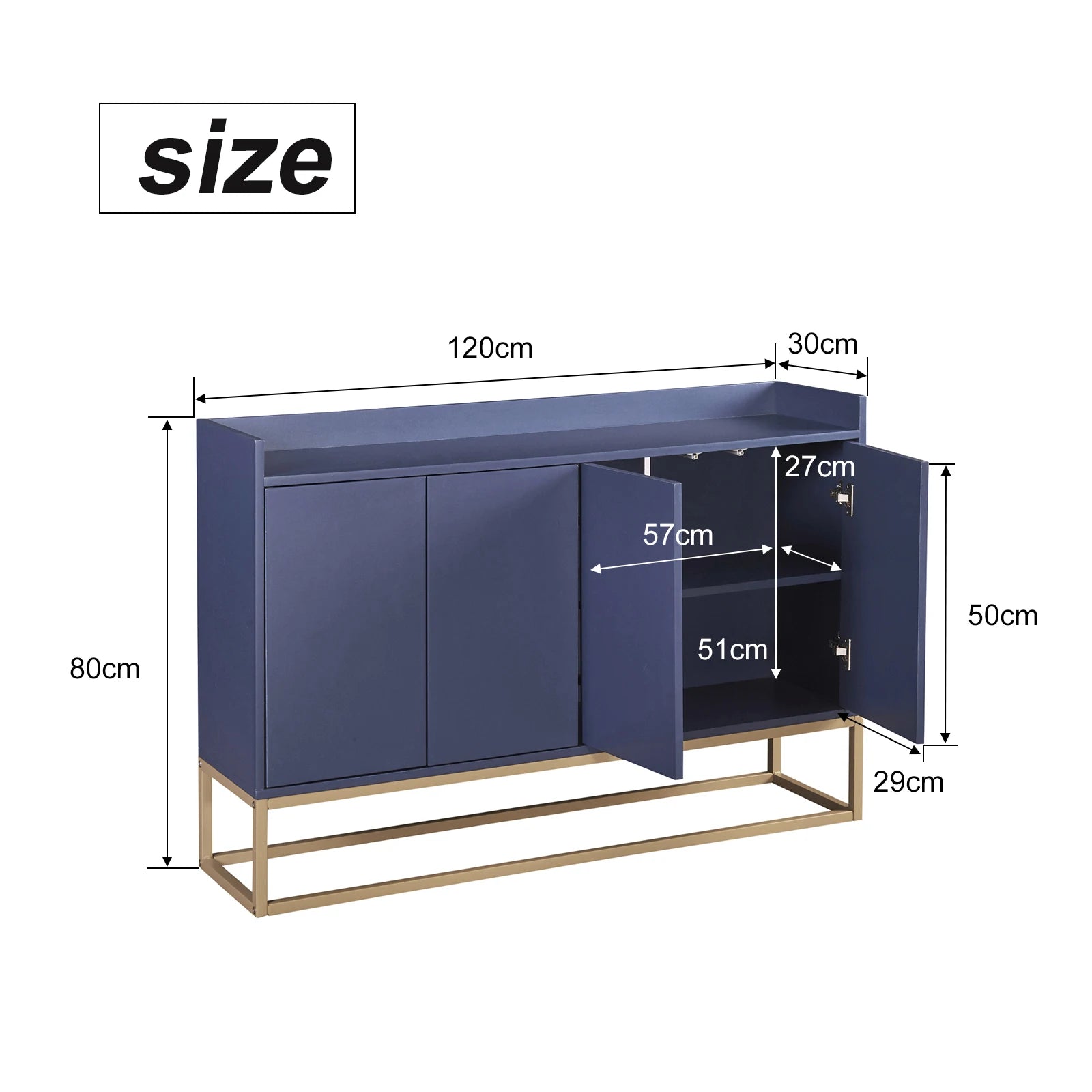 Minimalist Sideboard Storage Cabinet