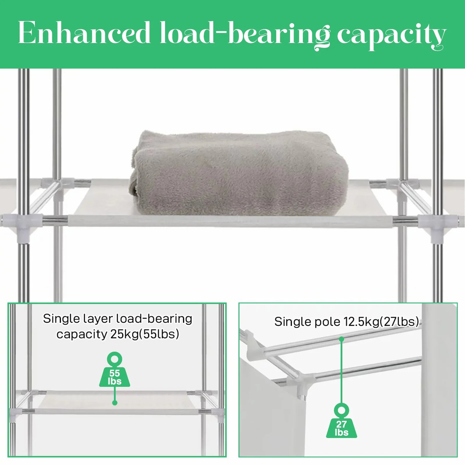 Portable Closet Storage Organizer