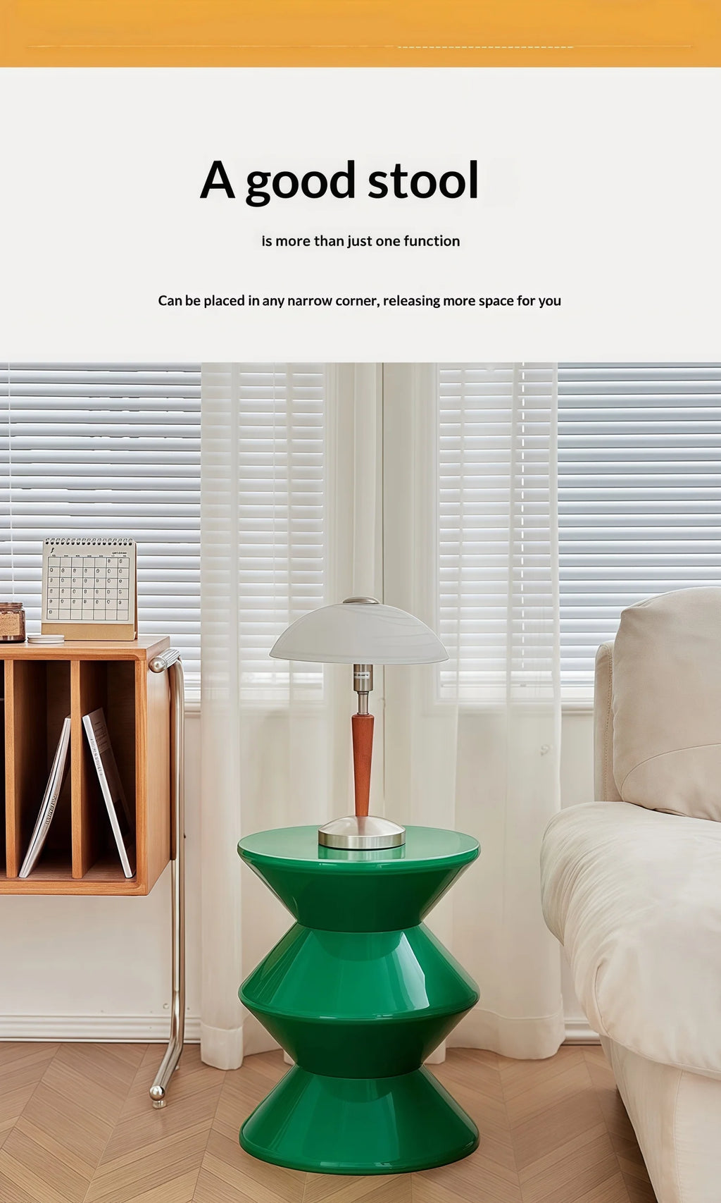 Hourglass Stool & Side Table
