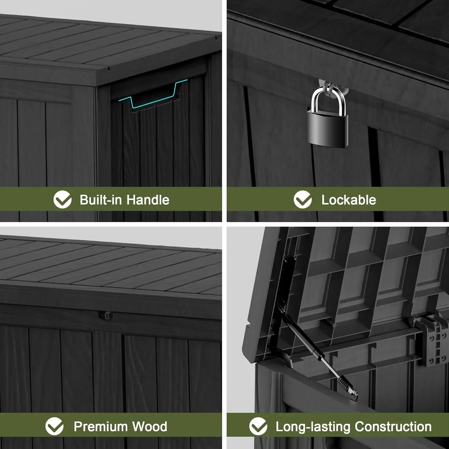Waterproof Outdoor Deck Storage Box