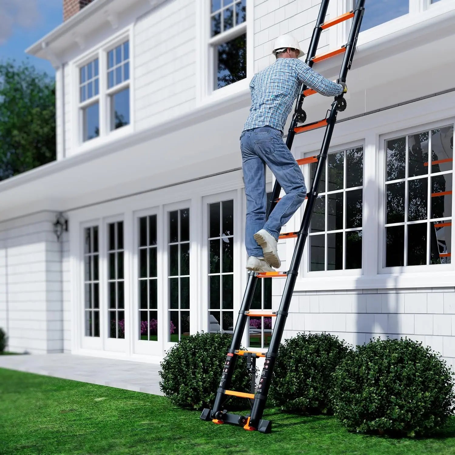 A-Frame Telescoping Ladder, 10-Step