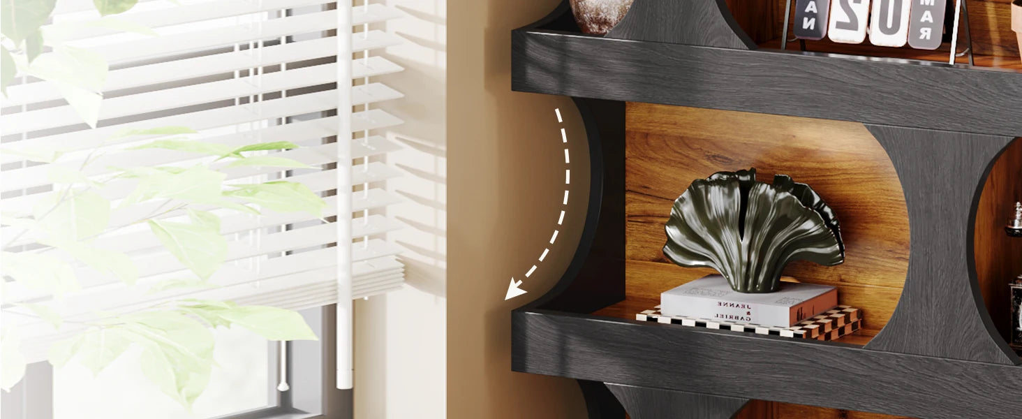 Tall Freestanding Bookcase