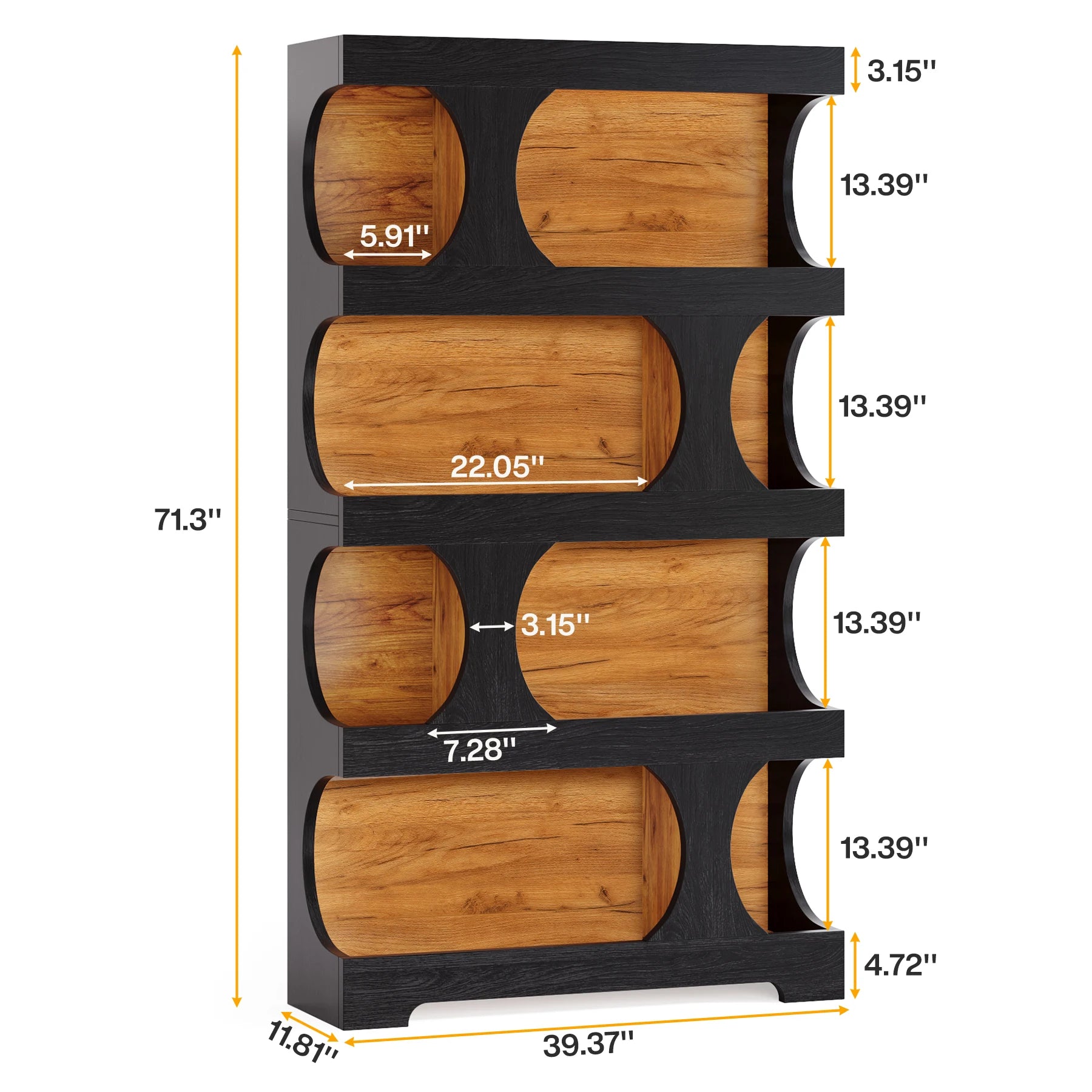 Tall Freestanding Bookcase