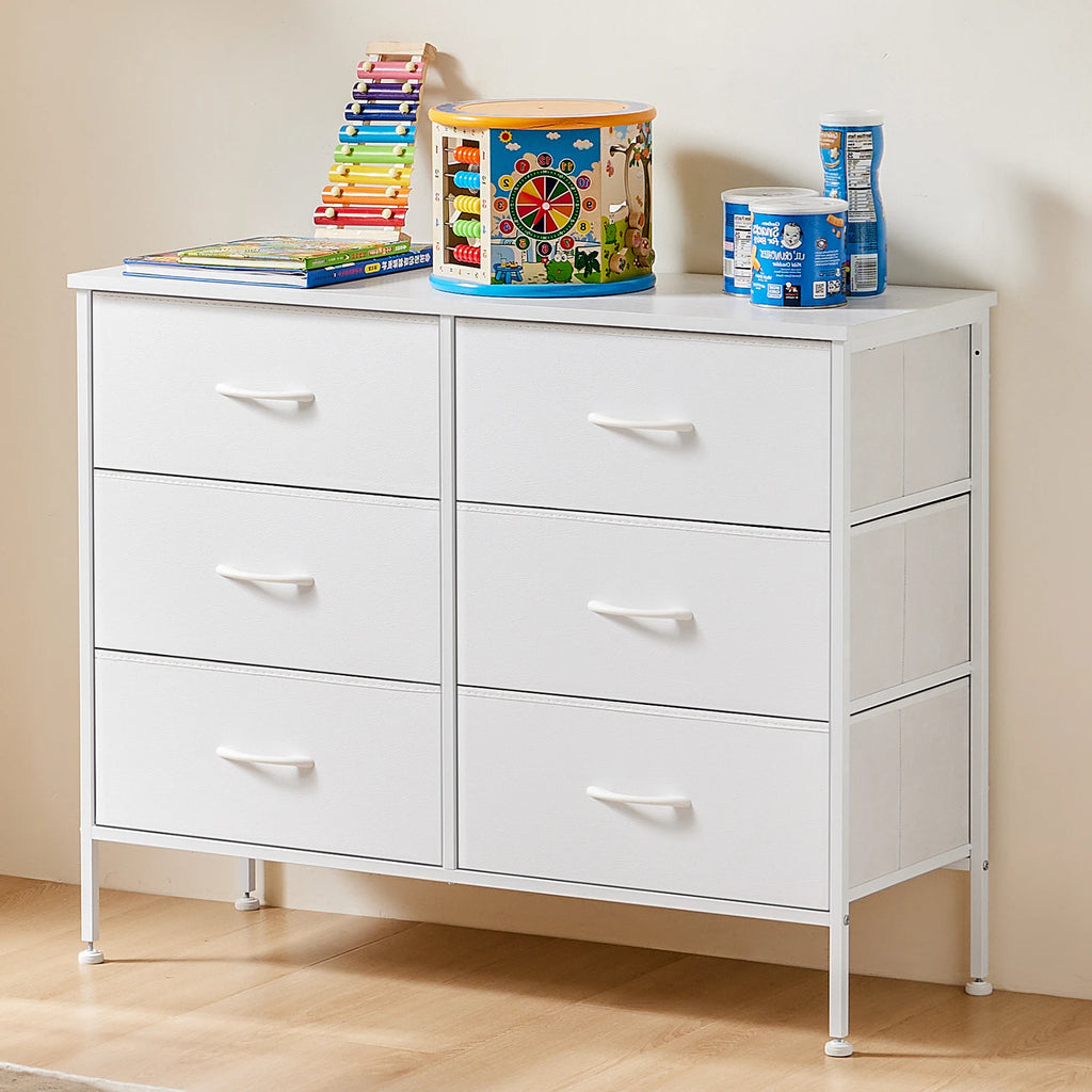 Fabric Drawer Nightstand
