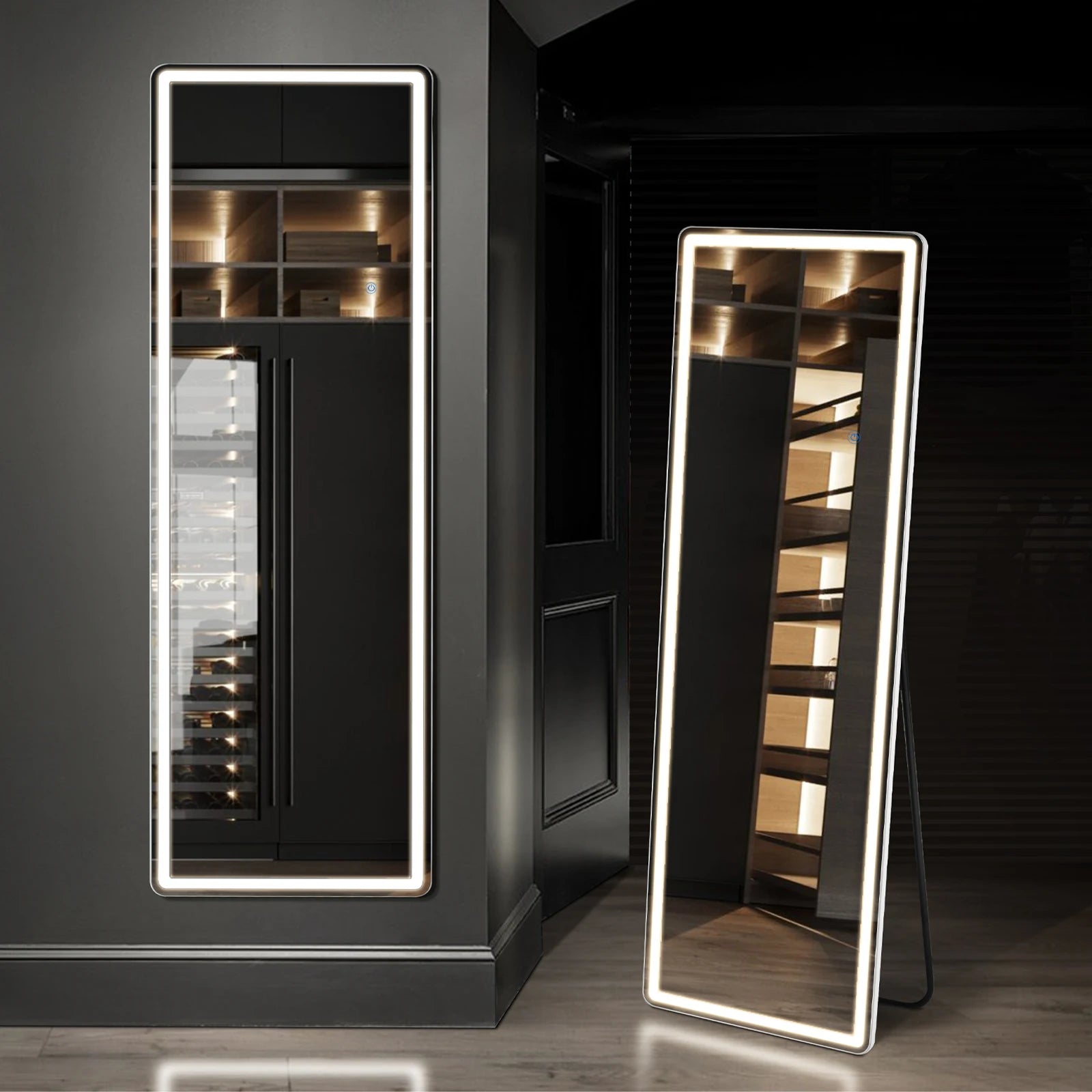Full-Length LED Wall Mirror