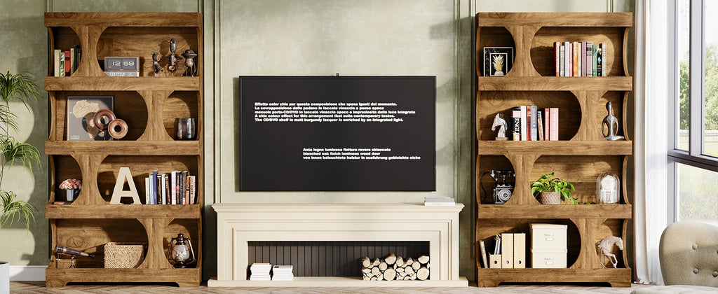 Tall Freestanding Bookcase