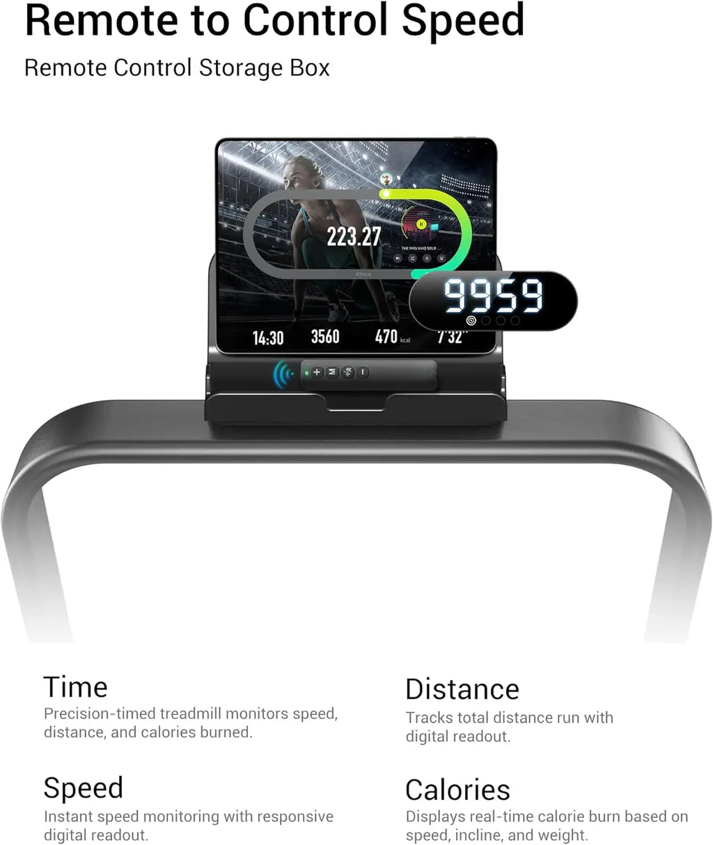 Foldable Under-Desk Walking Treadmill