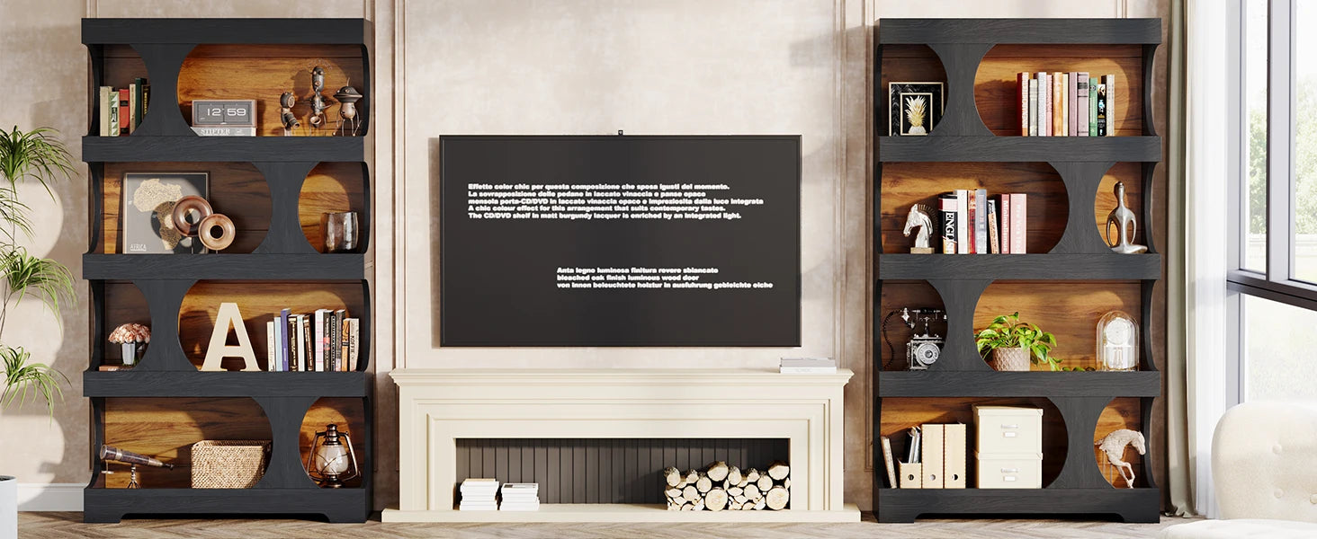 Tall Freestanding Bookcase