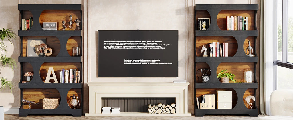 Tall Freestanding Bookcase