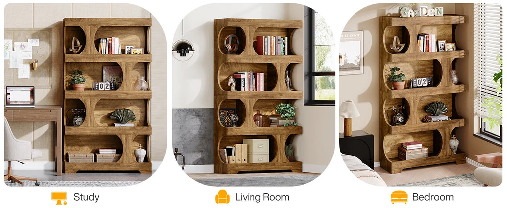Tall Freestanding Bookcase
