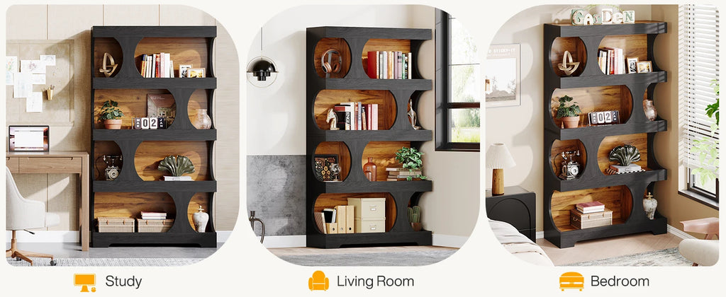 Tall Freestanding Bookcase