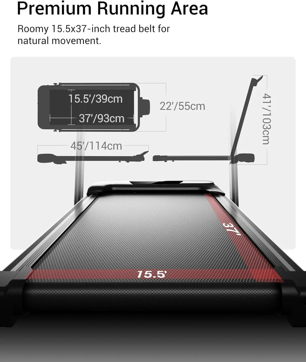 Foldable Under-Desk Walking Treadmill