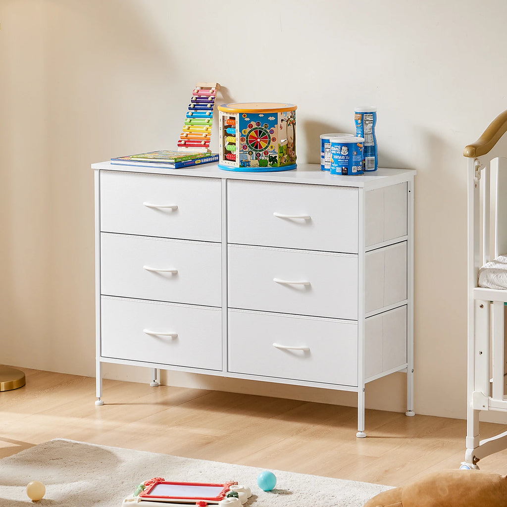 Fabric Drawer Nightstand