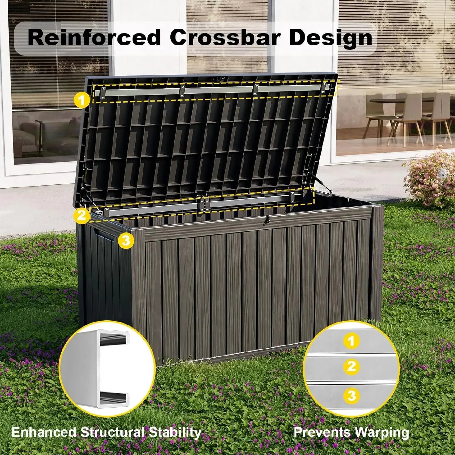 Waterproof Outdoor Deck Storage Box