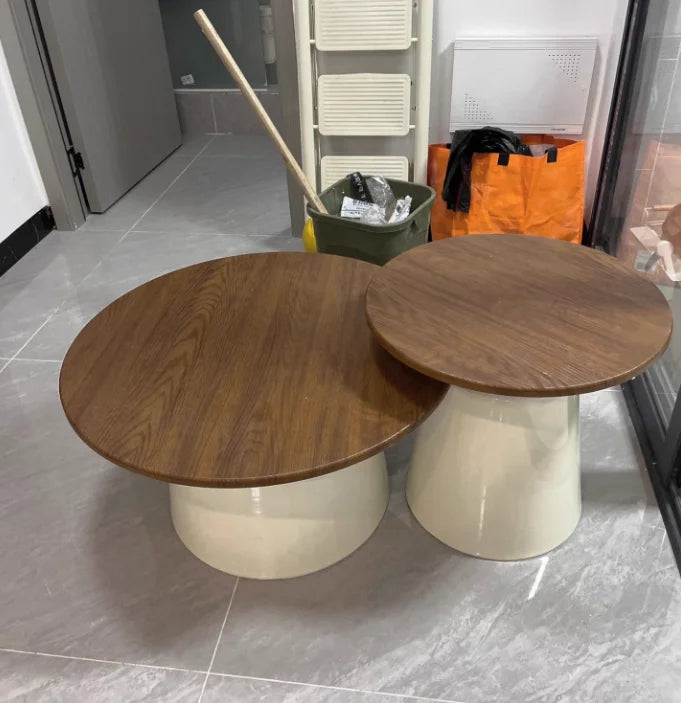 Round Wood Coffee Table