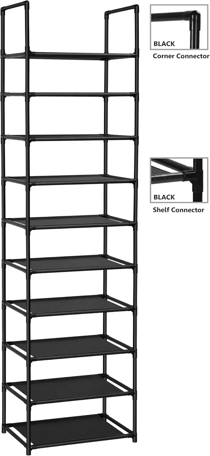 10-Tier Shoe Rack Organizer