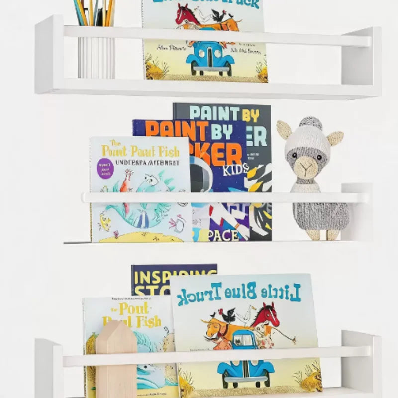 Floating Wall-Mount Bookshelf