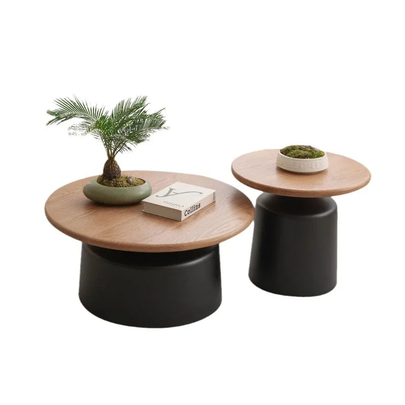 Round Wood Coffee Table