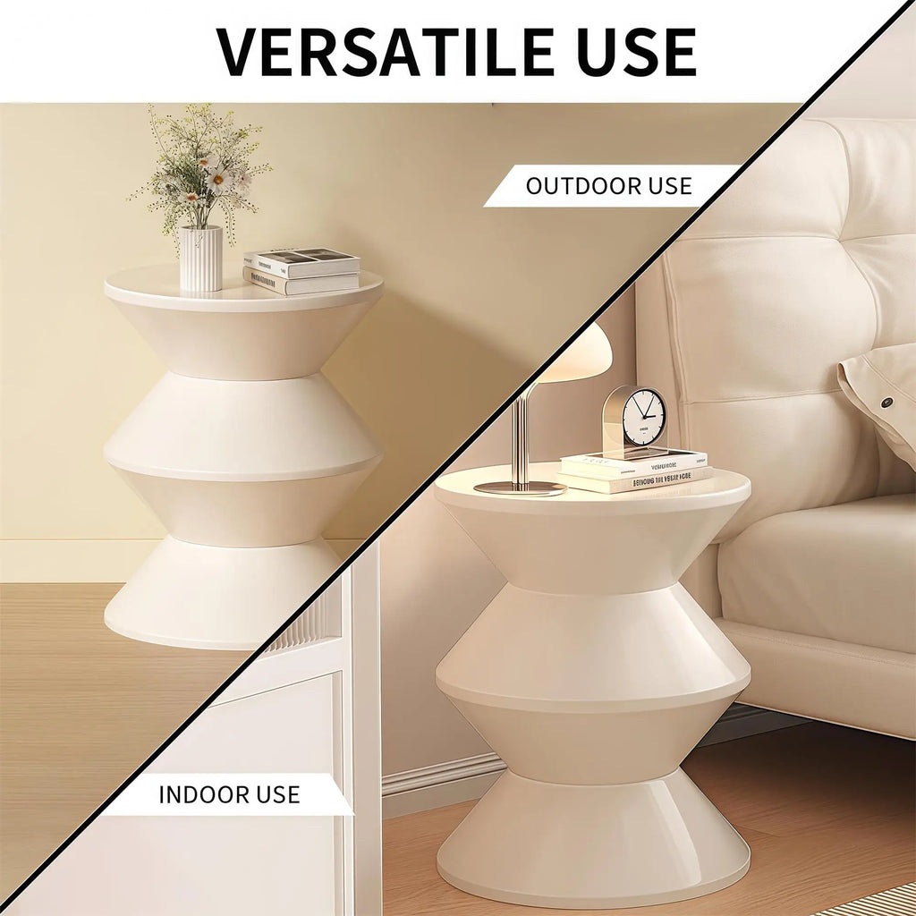 Hourglass Stool & Side Table