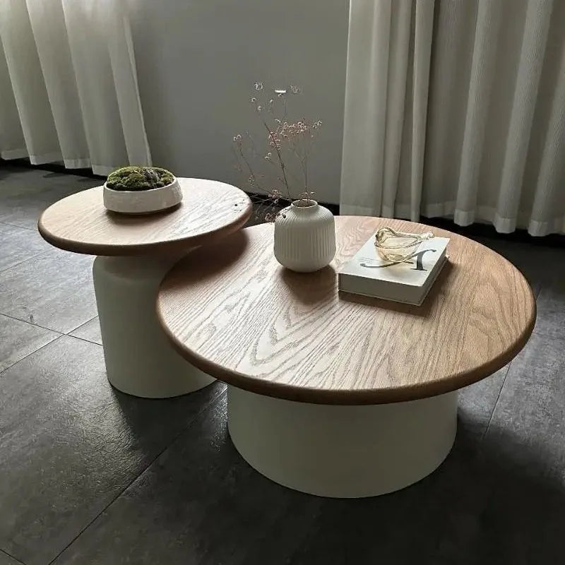 Round Wood Coffee Table