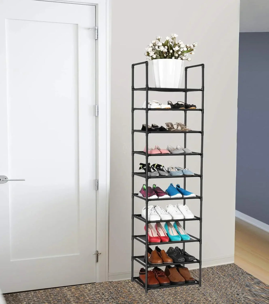10-Tier Shoe Rack Organizer