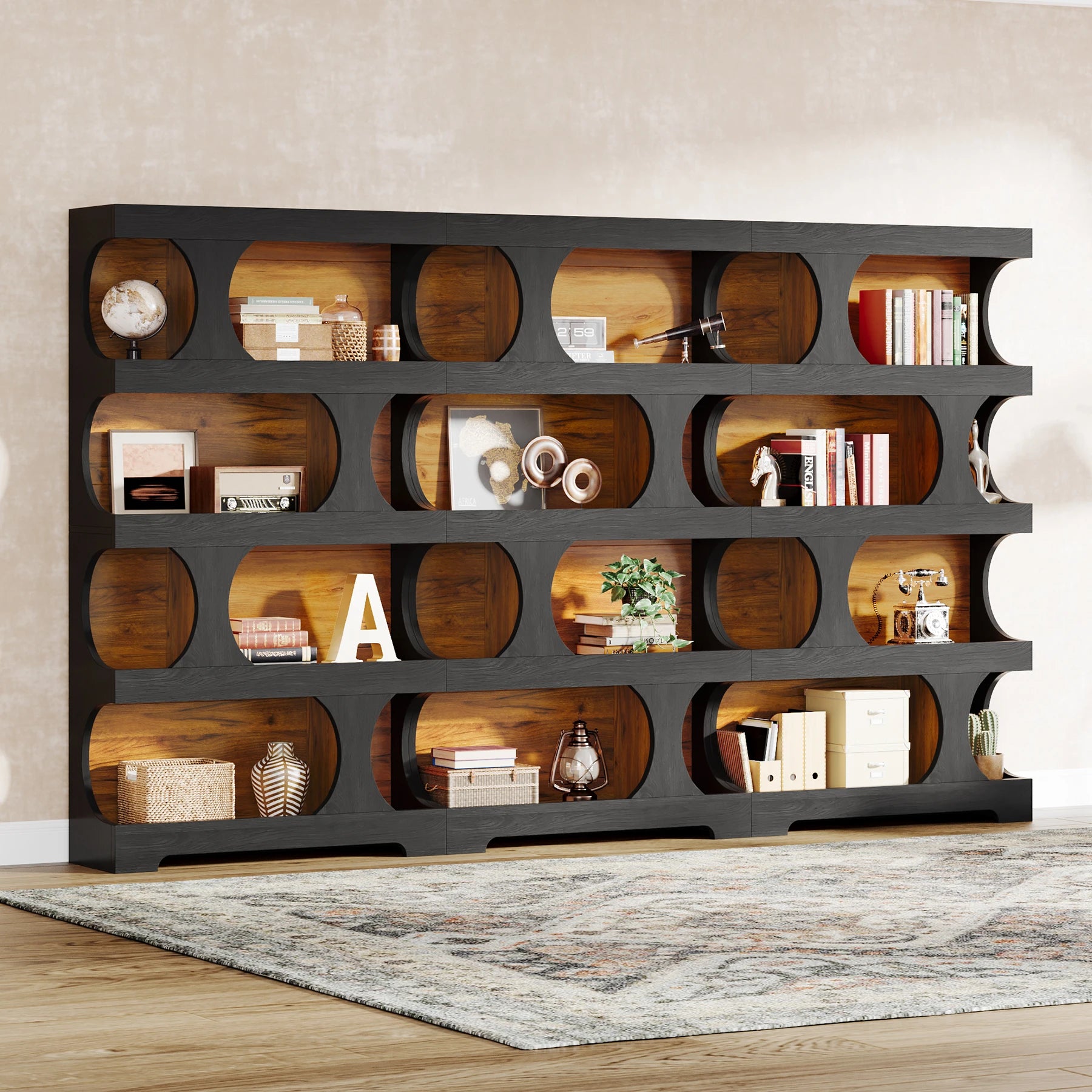 Tall Freestanding Bookcase