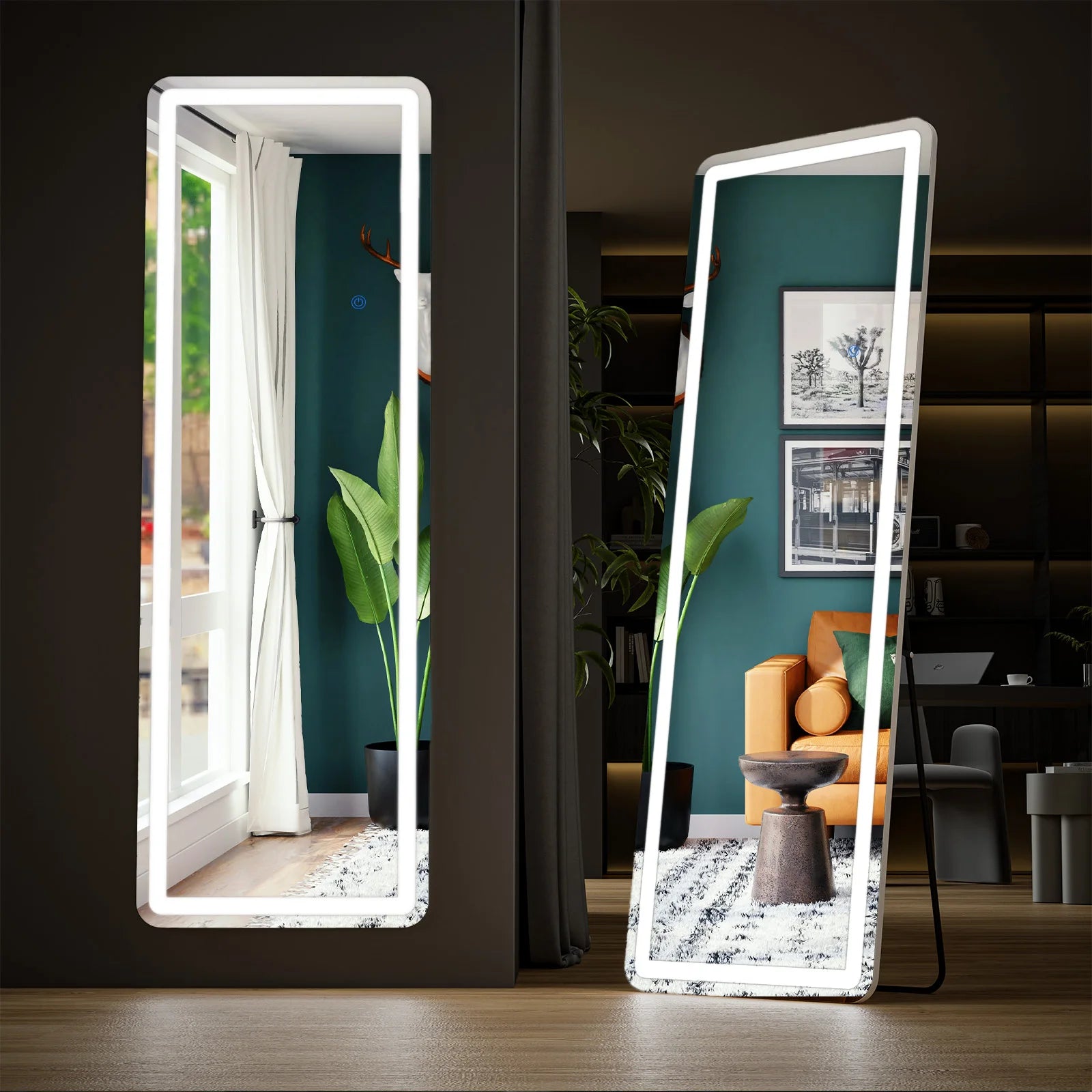 Full-Length LED Wall Mirror