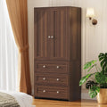 Wardrobe Armoire with Mirror
